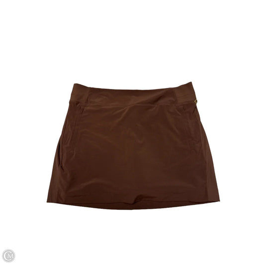 Athletic Skort By Athleta In Brown, Size: Xl