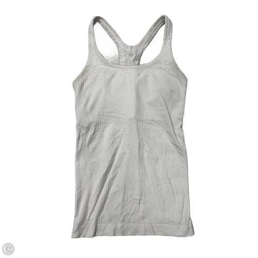 Athletic Tank Top By Lululemon In White, Size: 2