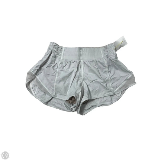 Athletic Shorts By Lululemon In White, Size: 4