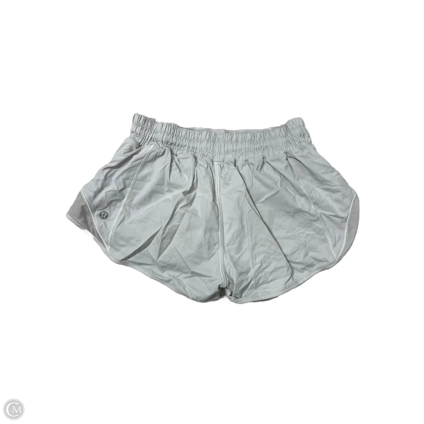 Athletic Shorts By Lululemon In White, Size: 4