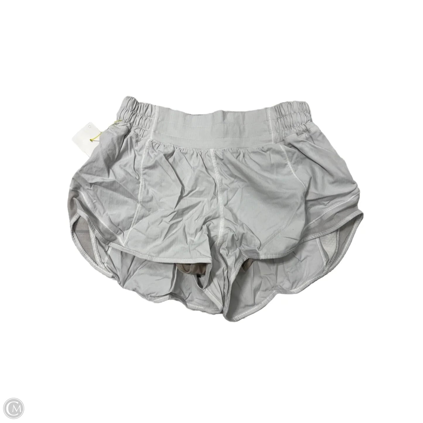 Athletic Shorts By Lululemon In White, Size: 4