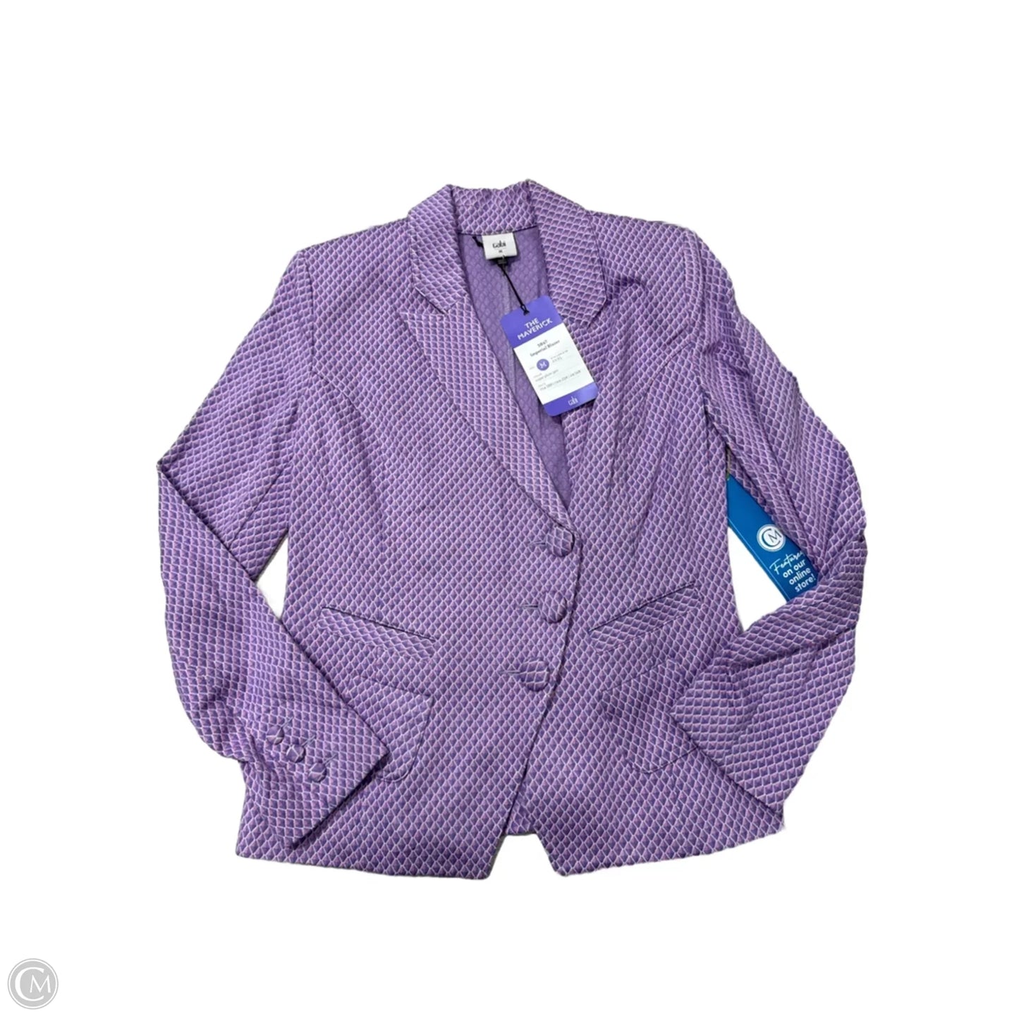 New! Blazer By Cabi In Purple, Size: M