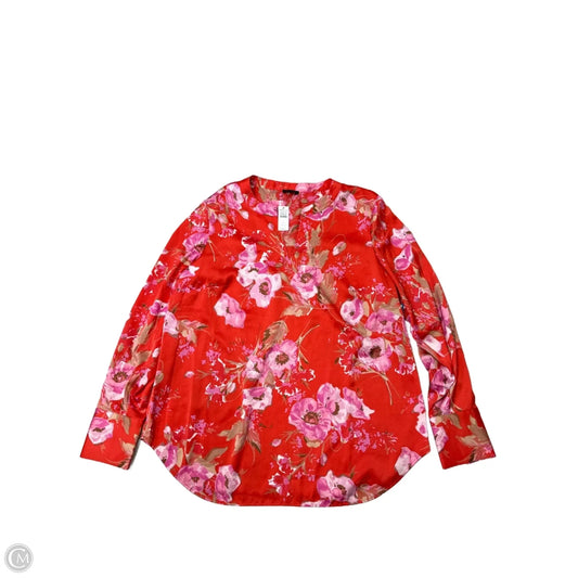 New! Top Long Sleeve By Talbots In Multi-colored, Size: L