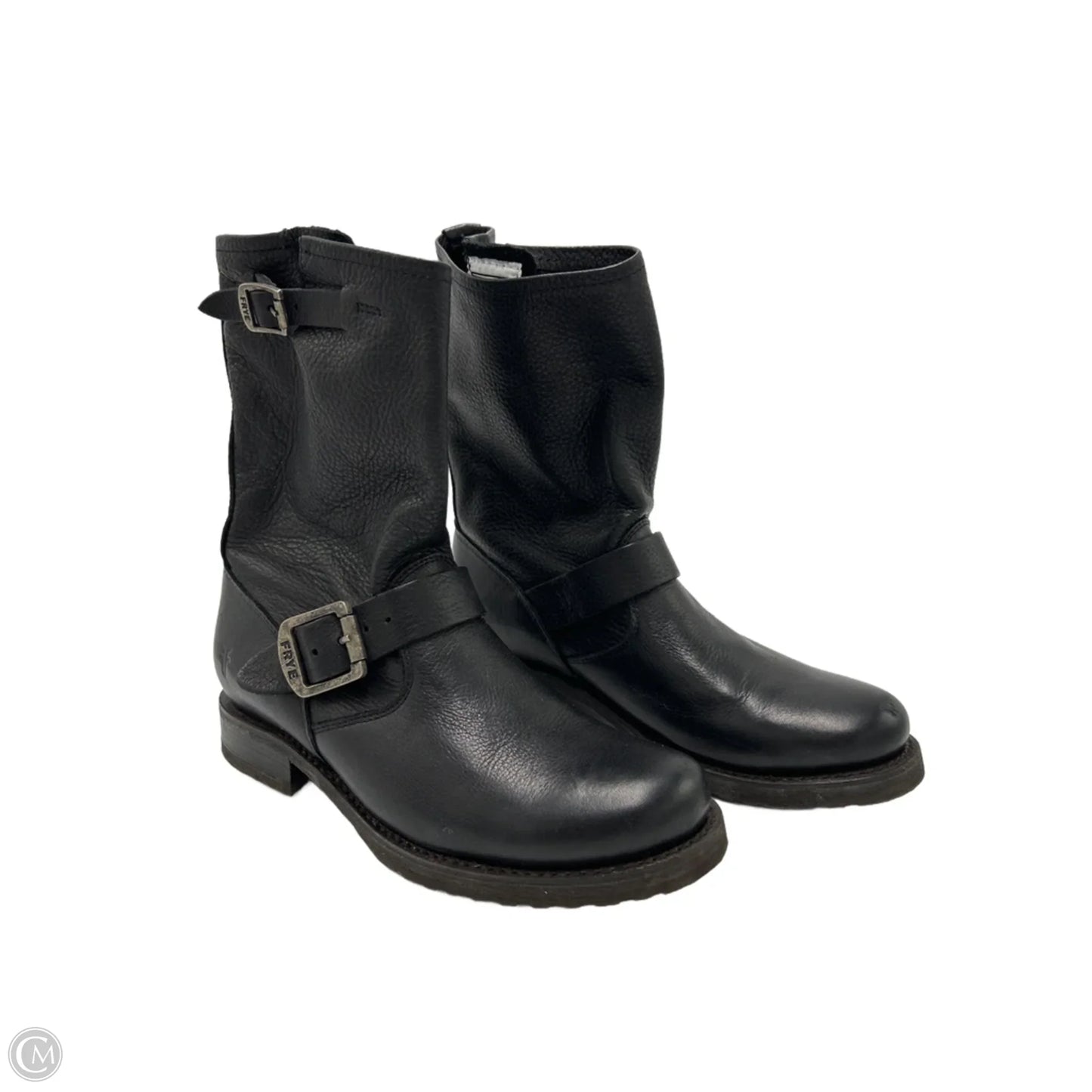 Boots Designer By Frye In Black, Size: 6