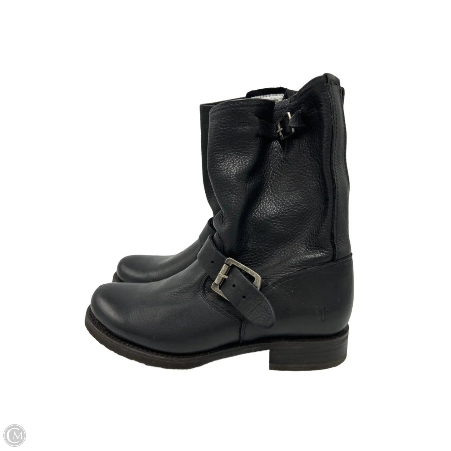 Boots Designer By Frye In Black, Size: 6