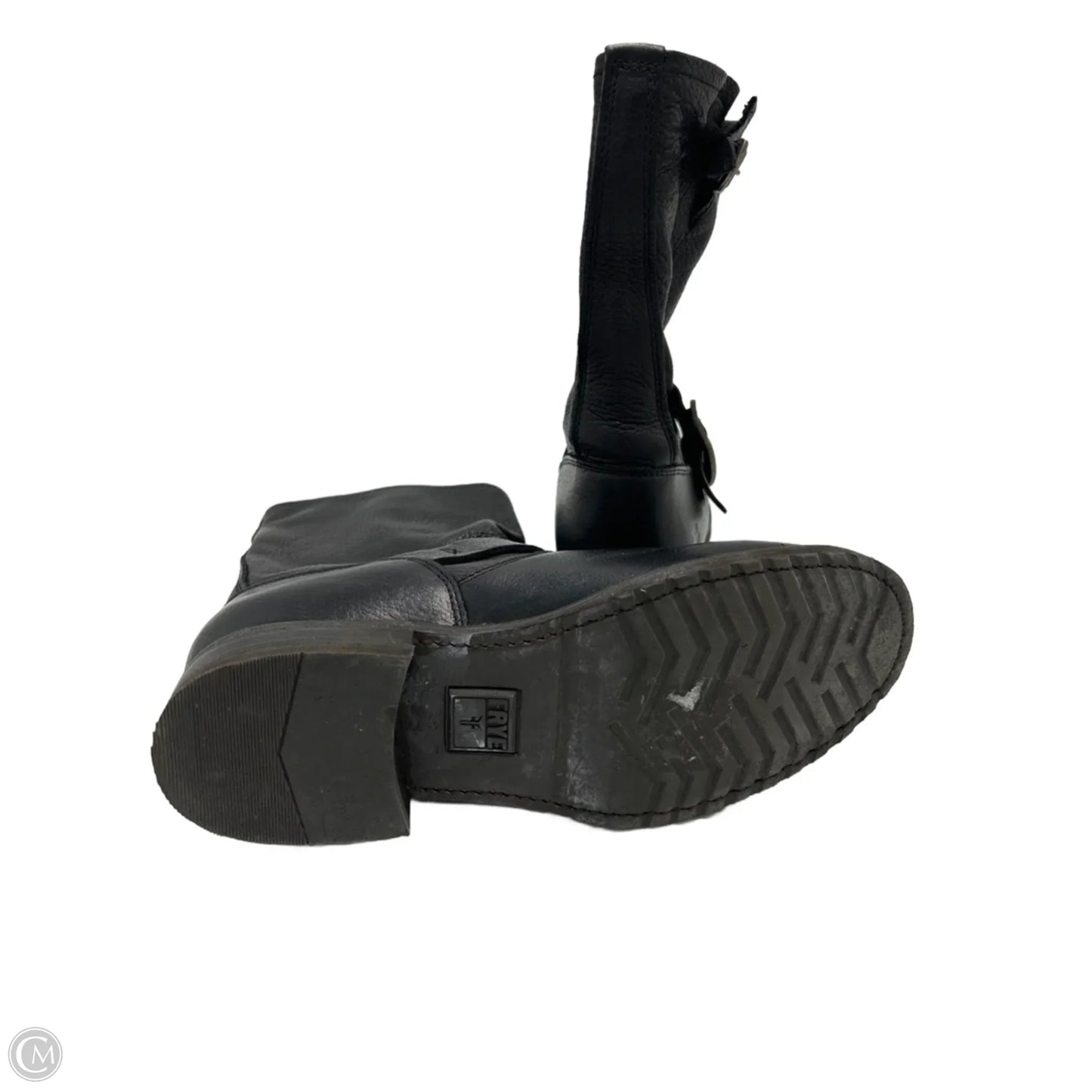 Boots Designer By Frye In Black, Size: 6