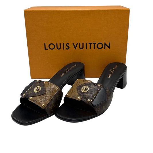 New! Louis Vuitton LV Frame Mules Luxury Shoes, Size: 12 (42)