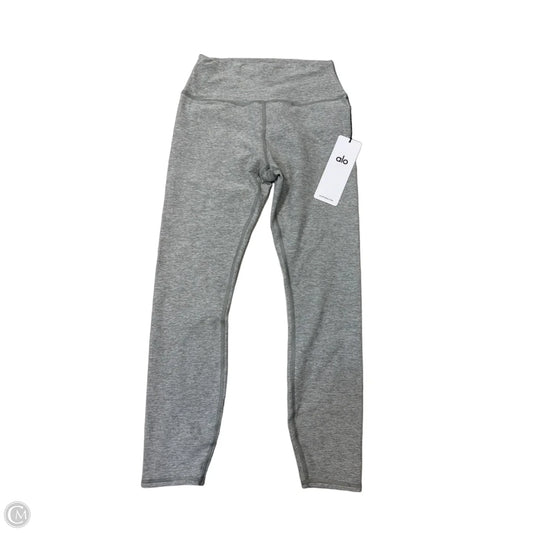 New! Athletic Leggings By Alo In Grey, Size: M