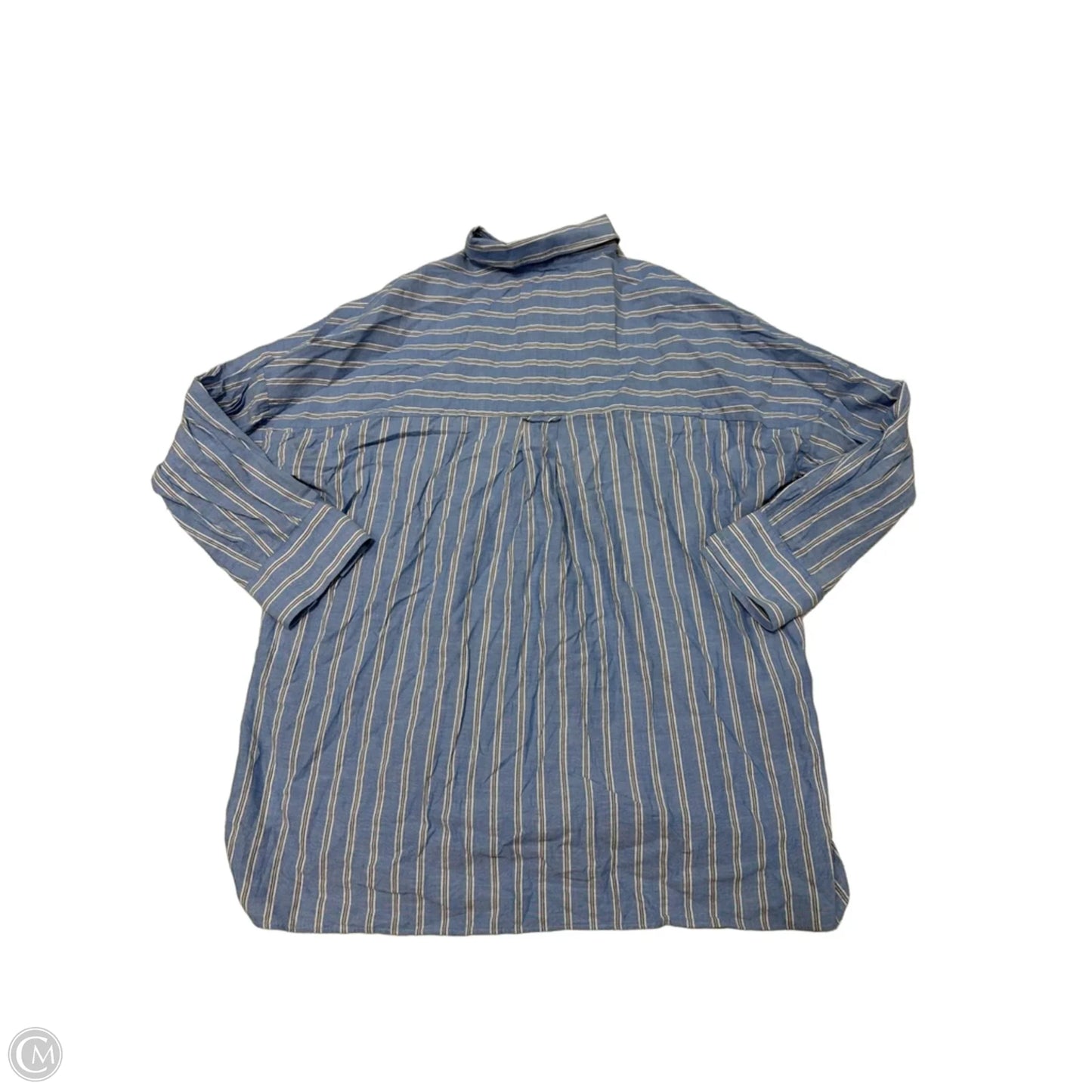Top Long Sleeve By Pilcro In Blue, Size: S