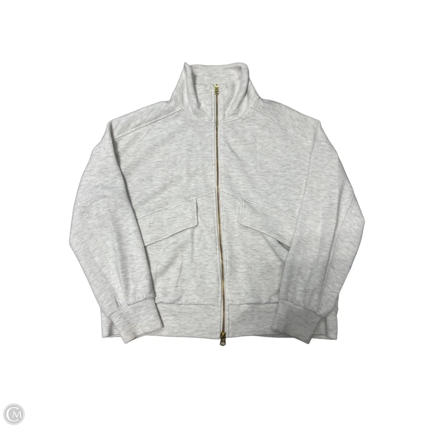 Sweatshirt Hoodie By Varley In Grey, Size: S