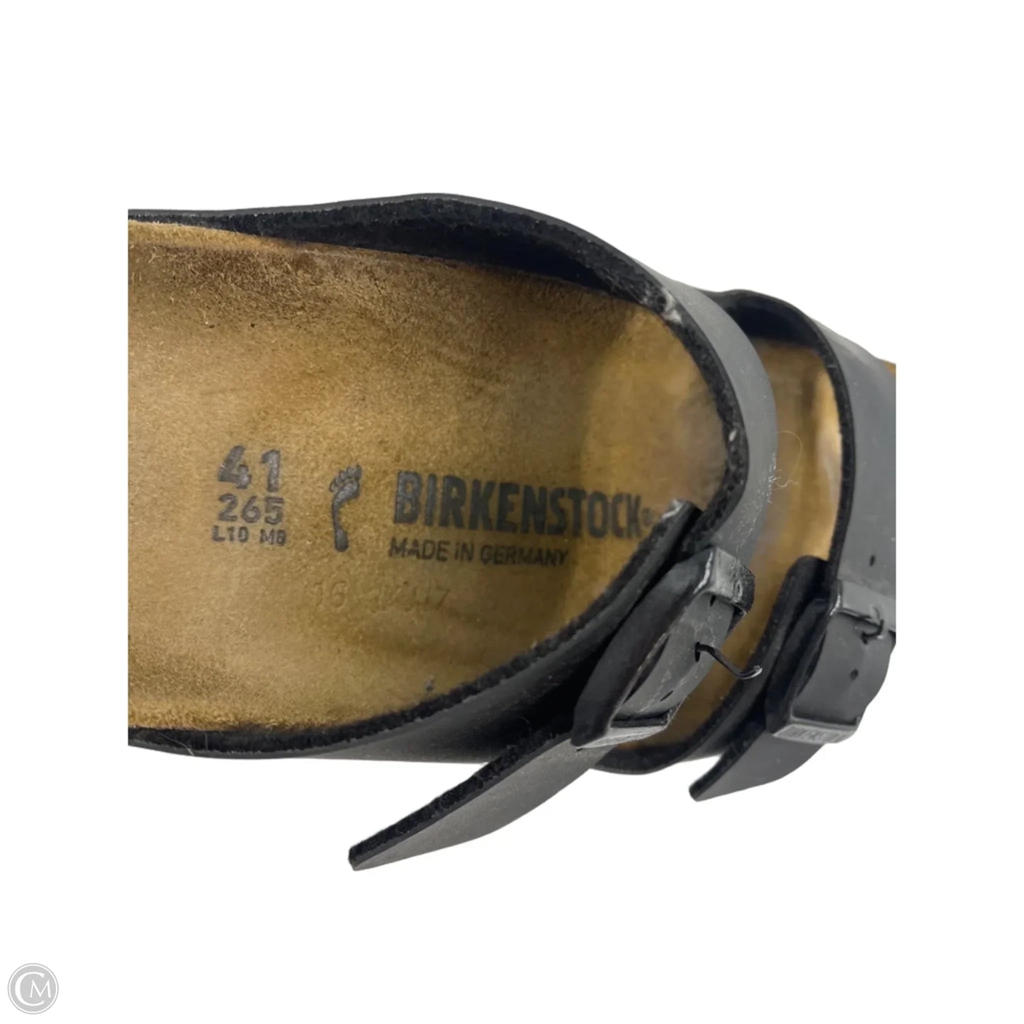 Shoes Designer By Birkenstock In Black & Brown, Size: 10