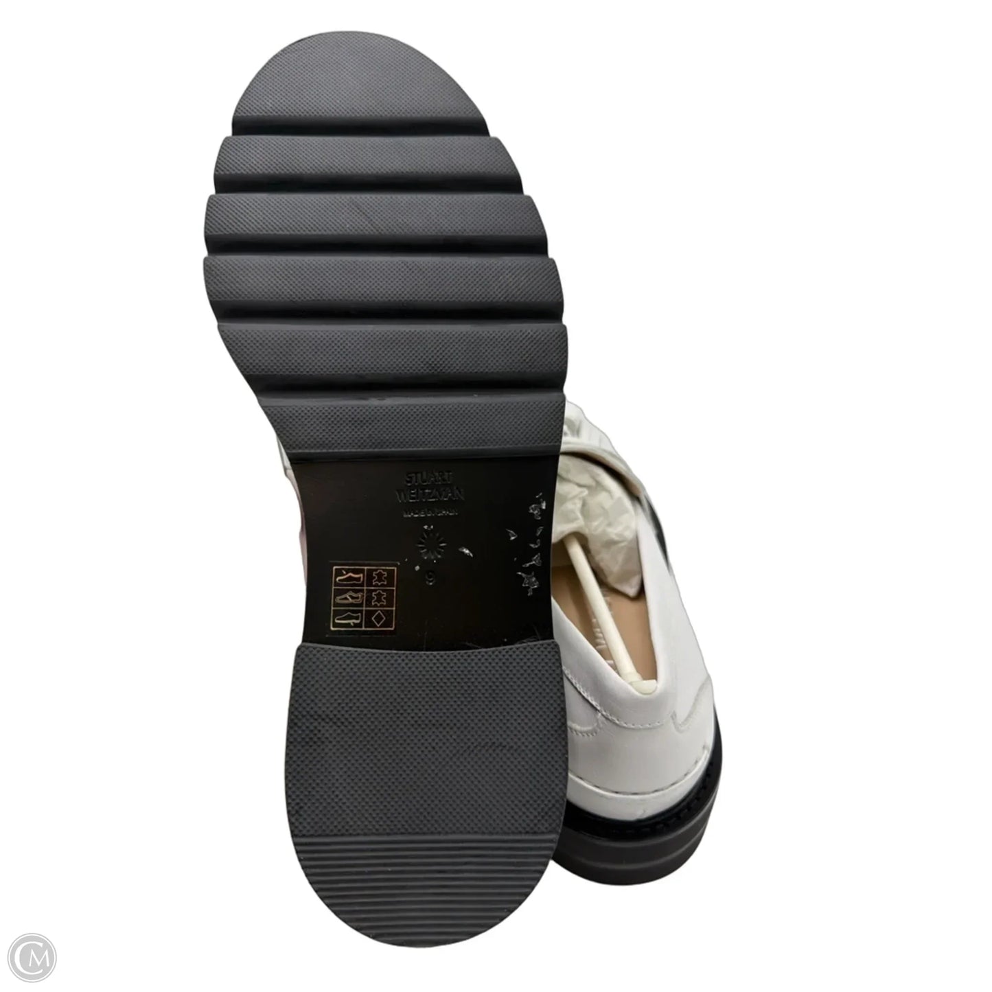 New! Shoes Designer By Stuart Weitzman In White, Size: 9