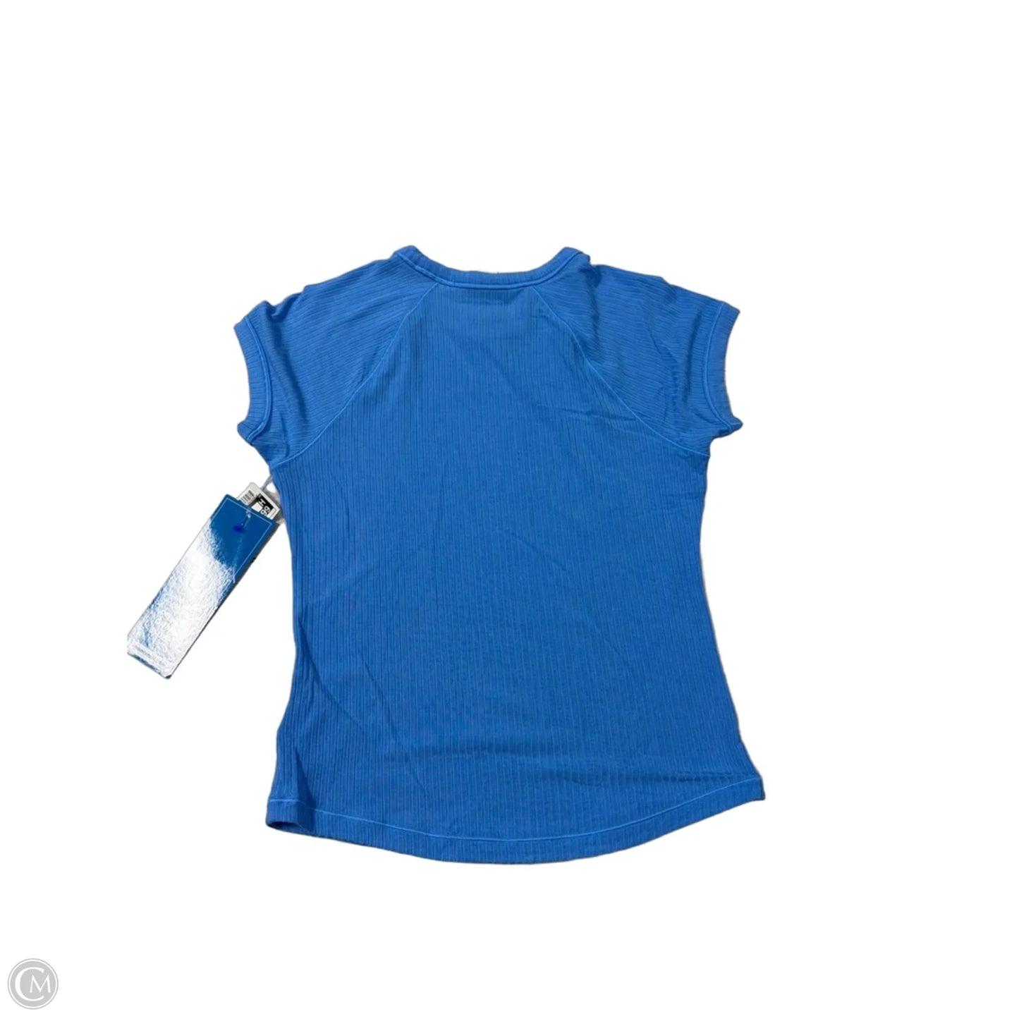 Athletic Top Short Sleeve By Athleta In Blue, Size: S