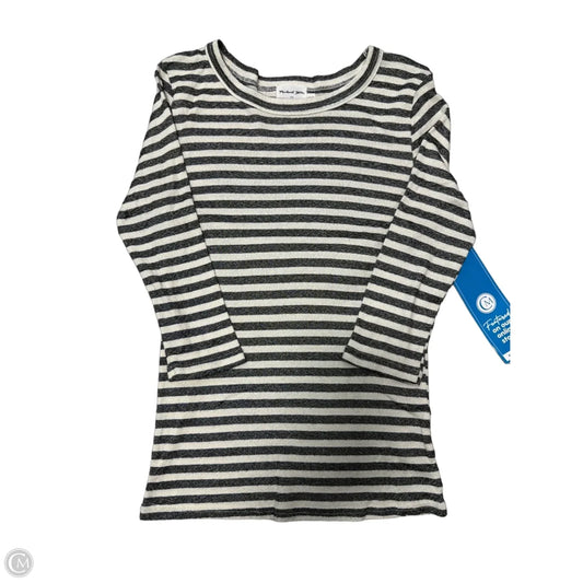 Top Long Sleeve By Anthropologie In Striped Pattern, Size: Xs