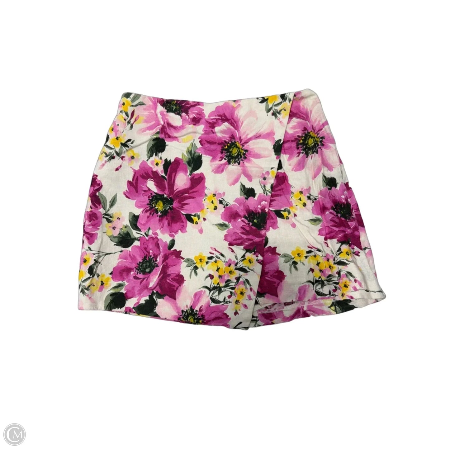 Skirt Mini & Short By Abercrombie And Fitch In Floral Print, Size: S