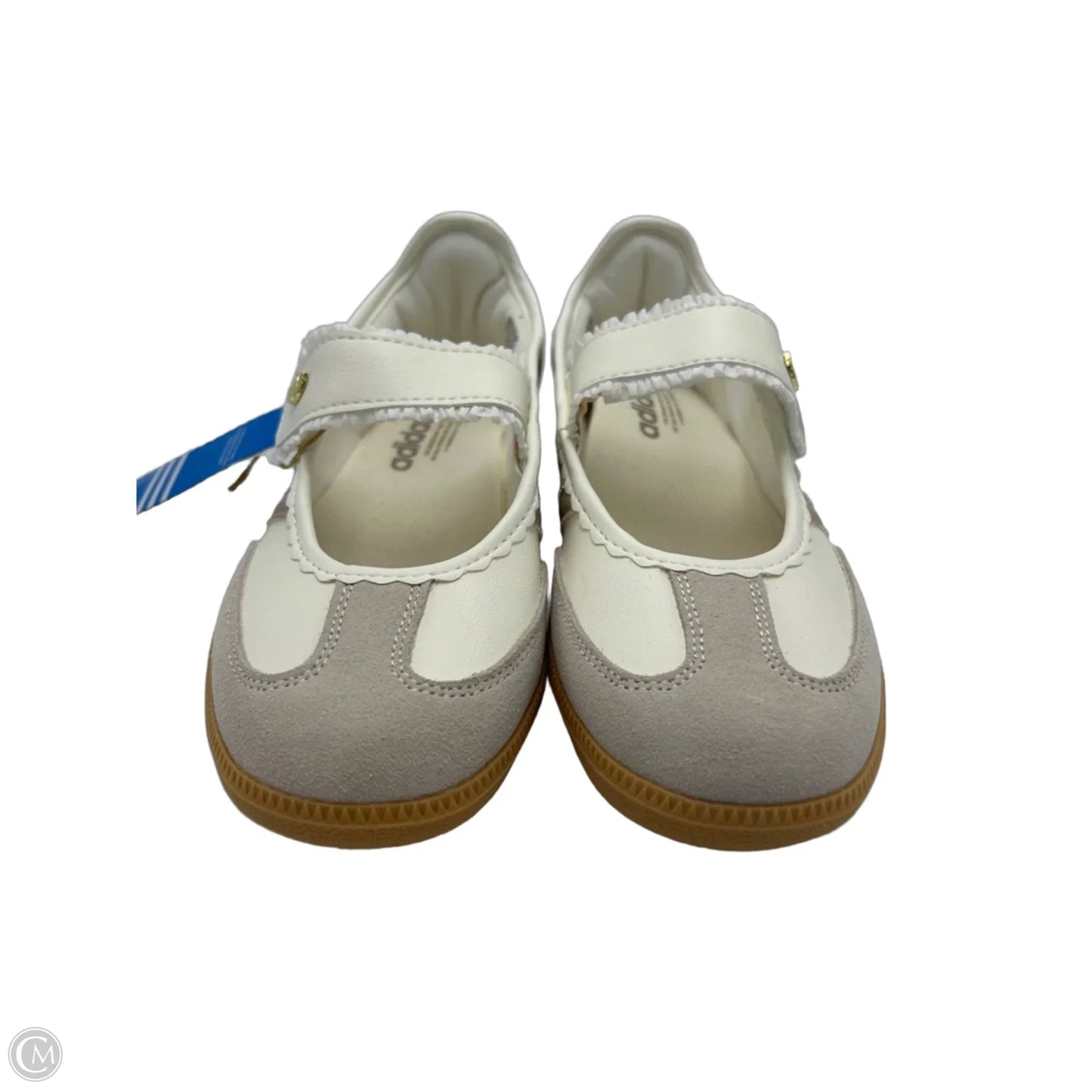New! Shoes Flats By Adidas In Tan & White, Size: 7