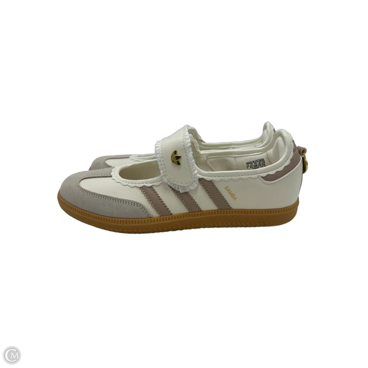 New! Shoes Flats By Adidas In Tan & White, Size: 7