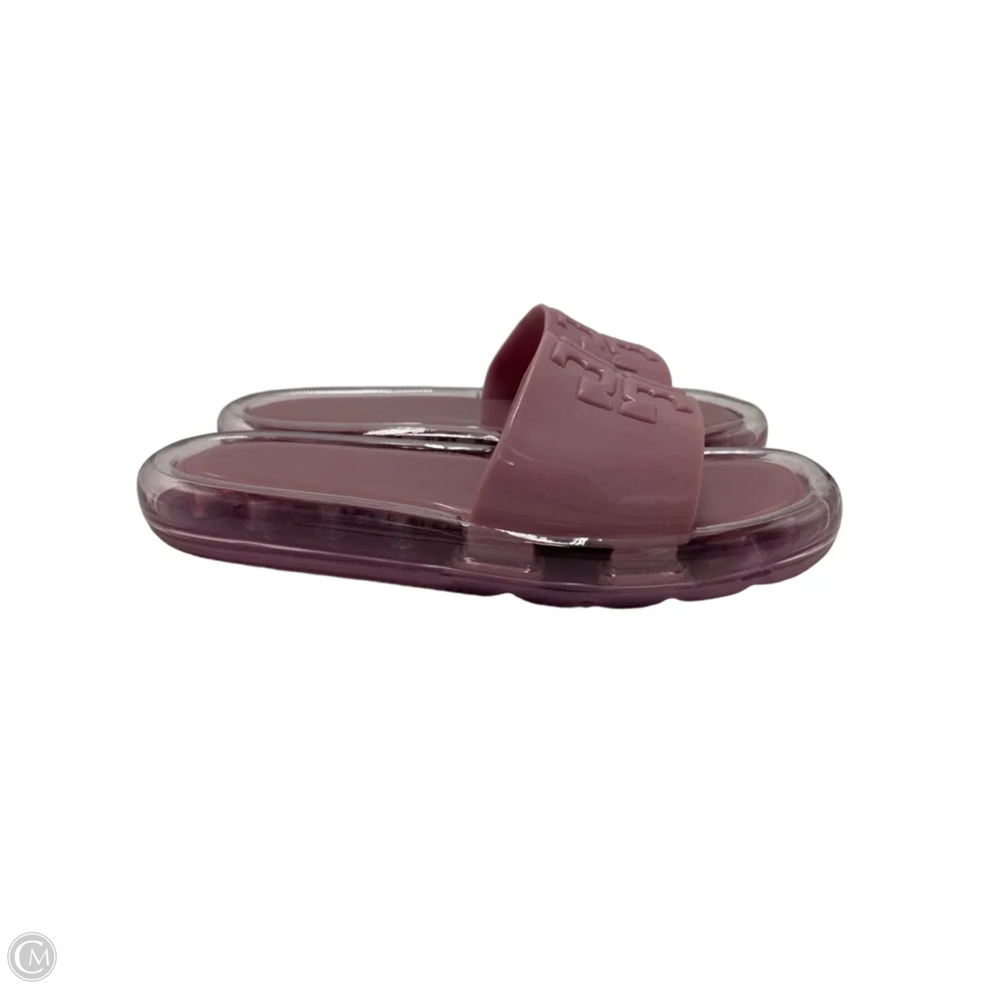 Tory Burch Bubble Slides Designer Sandals In Pink, Size: 7