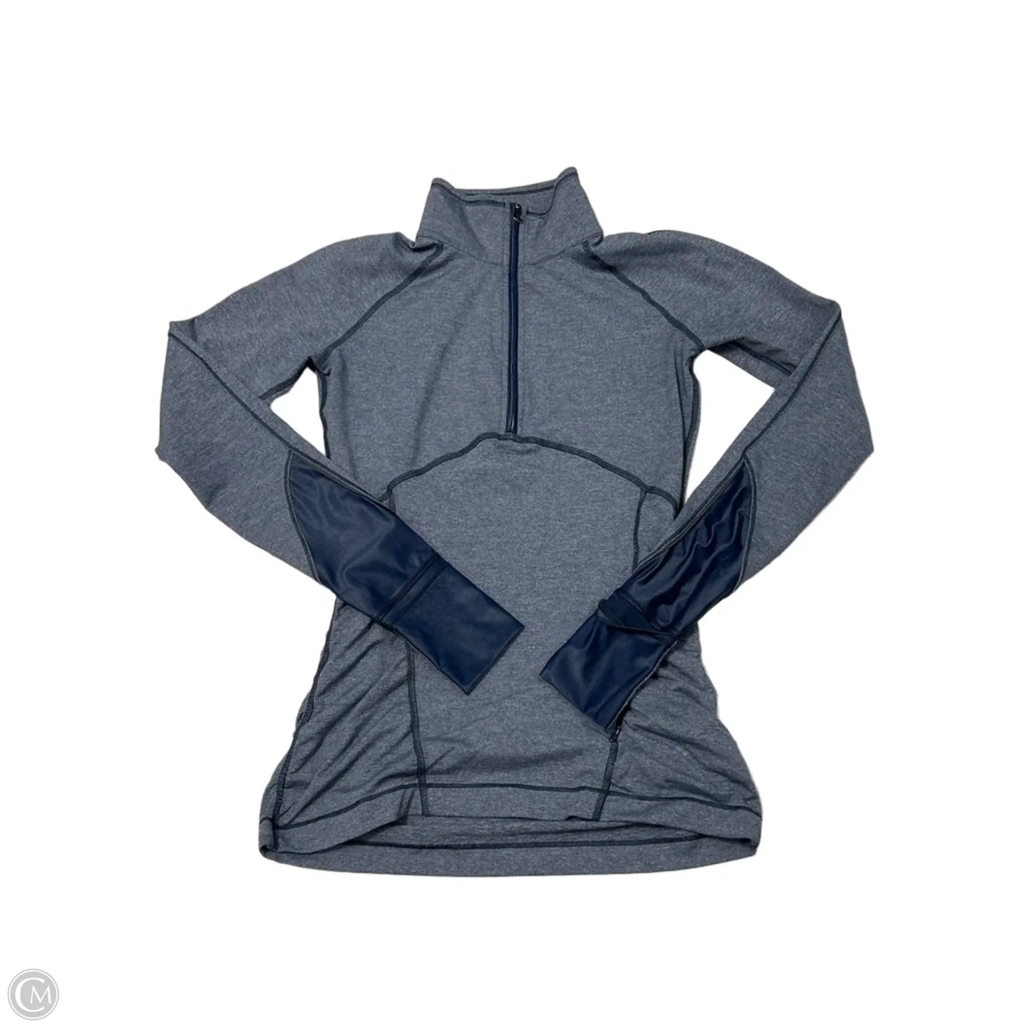 Athletic Jacket By Lululemon In Blue, Size: 4