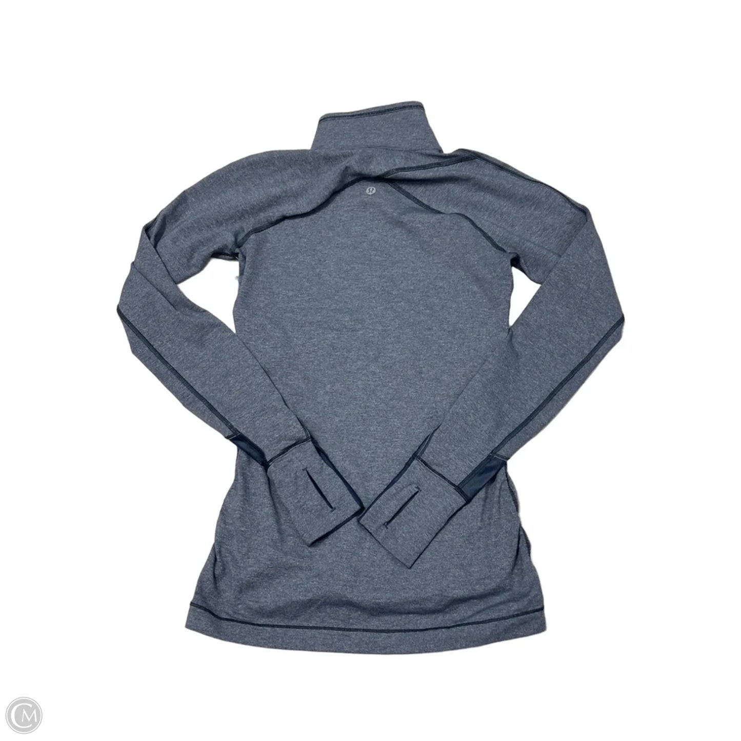 Athletic Jacket By Lululemon In Blue, Size: 4