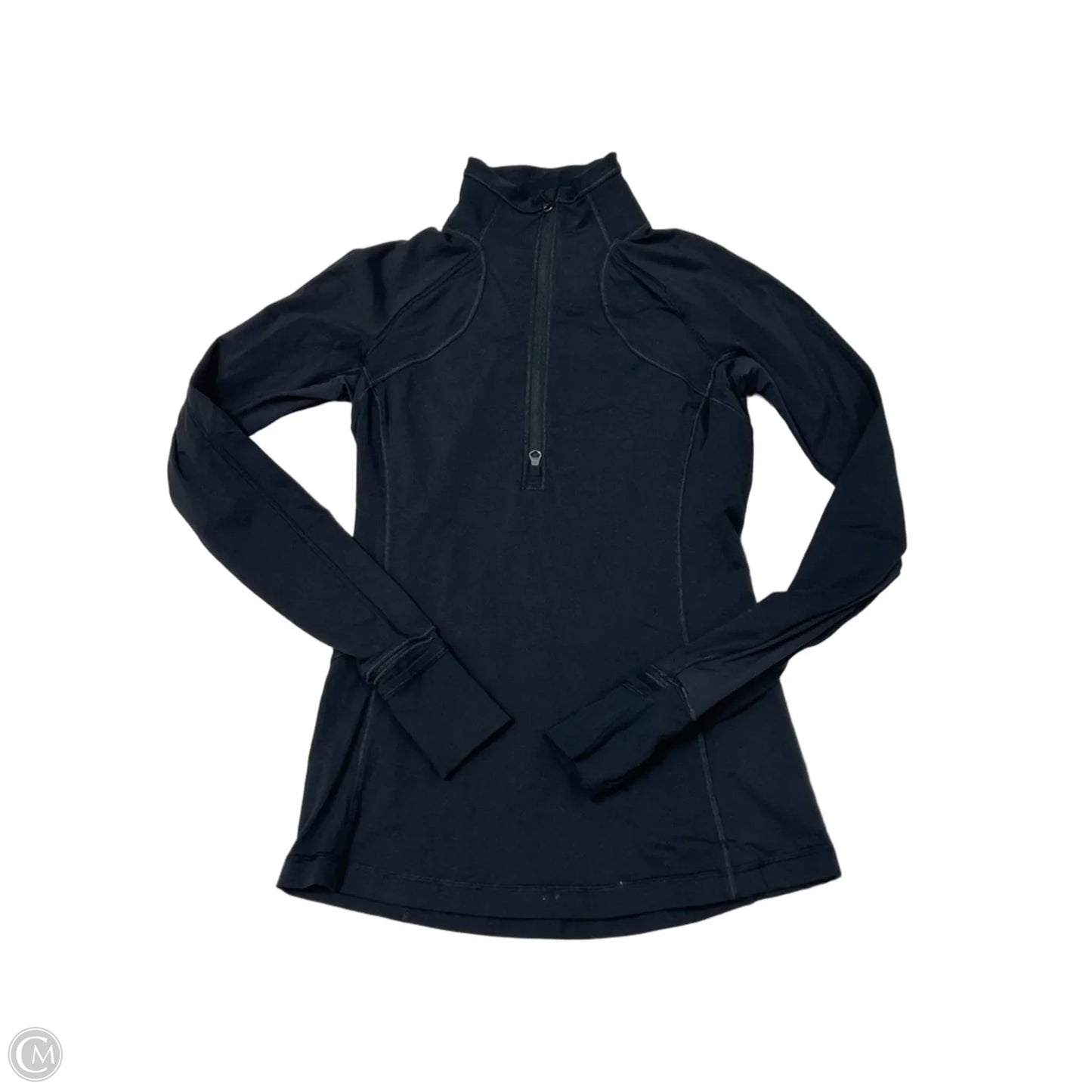 Athletic Jacket By Lululemon In Black, Size: 4