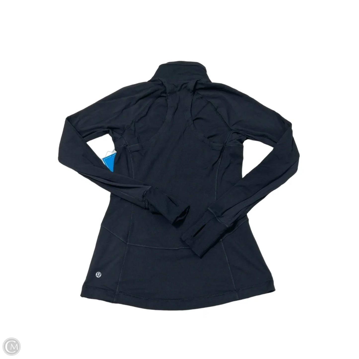 Athletic Jacket By Lululemon In Black, Size: 4