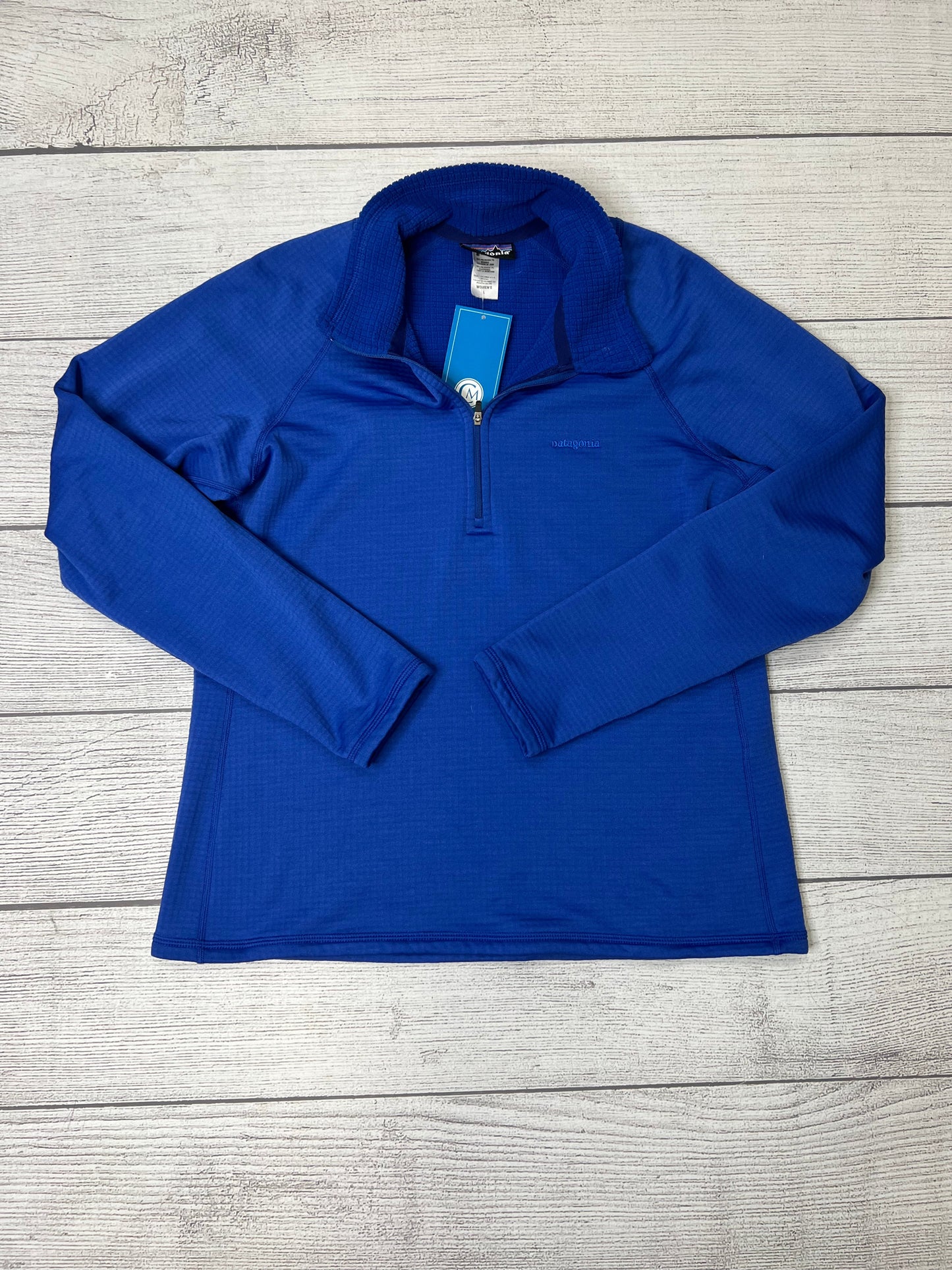 Blue Athletic Sweatshirt Crewneck Patagonia, Size L