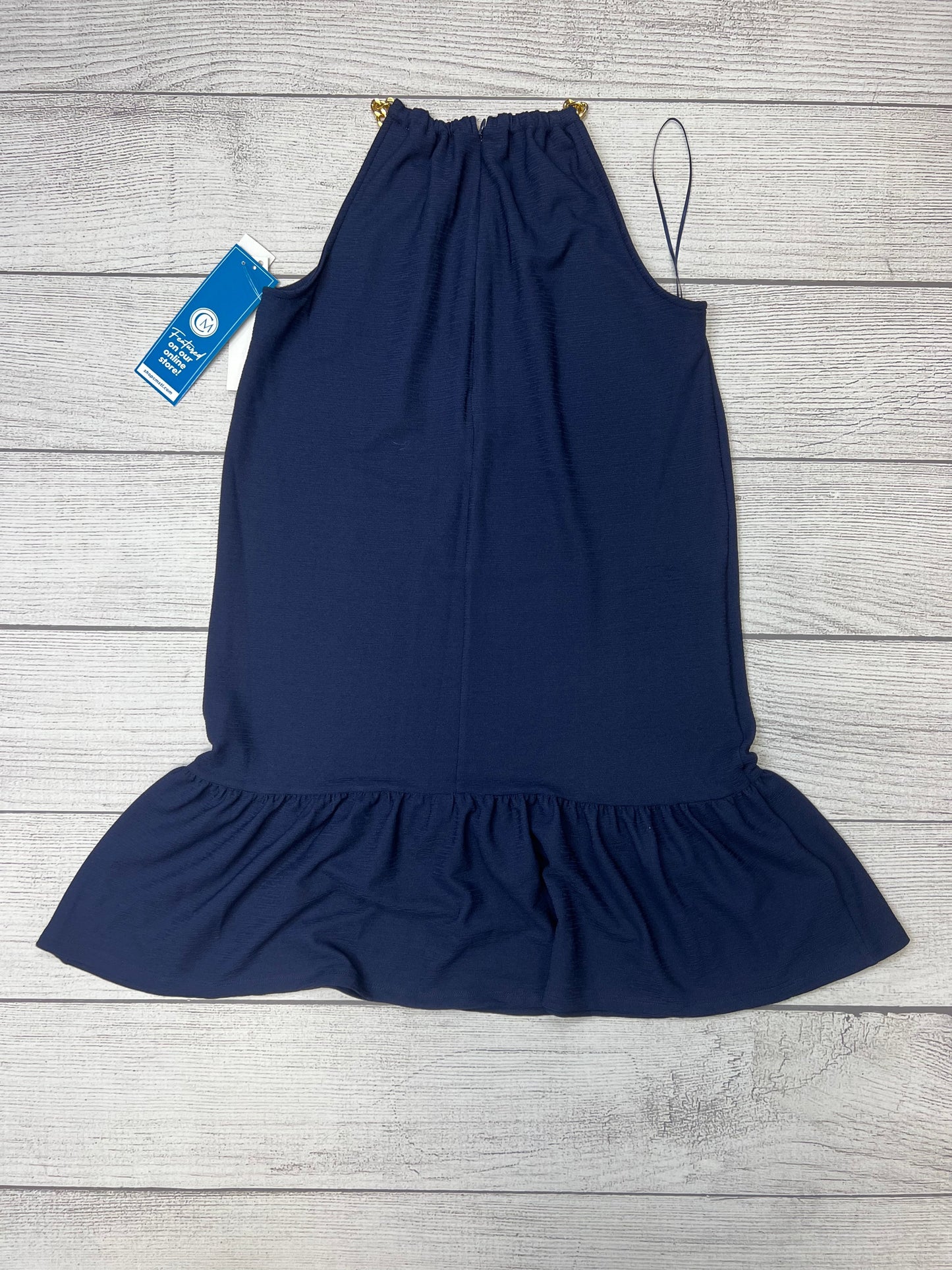 Blue Dress Designer Michael By Michael Kors, Size S