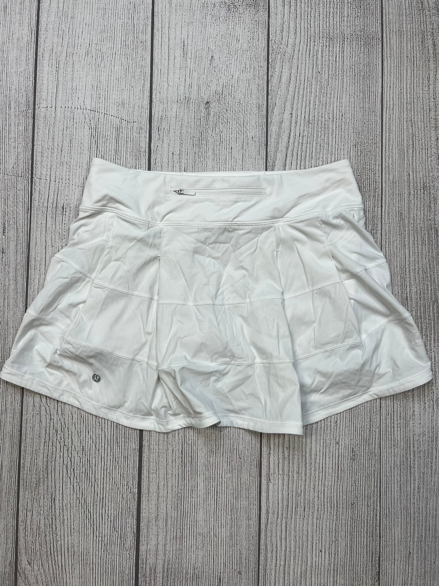 White Athletic Skirt Skort Lululemon, Size S