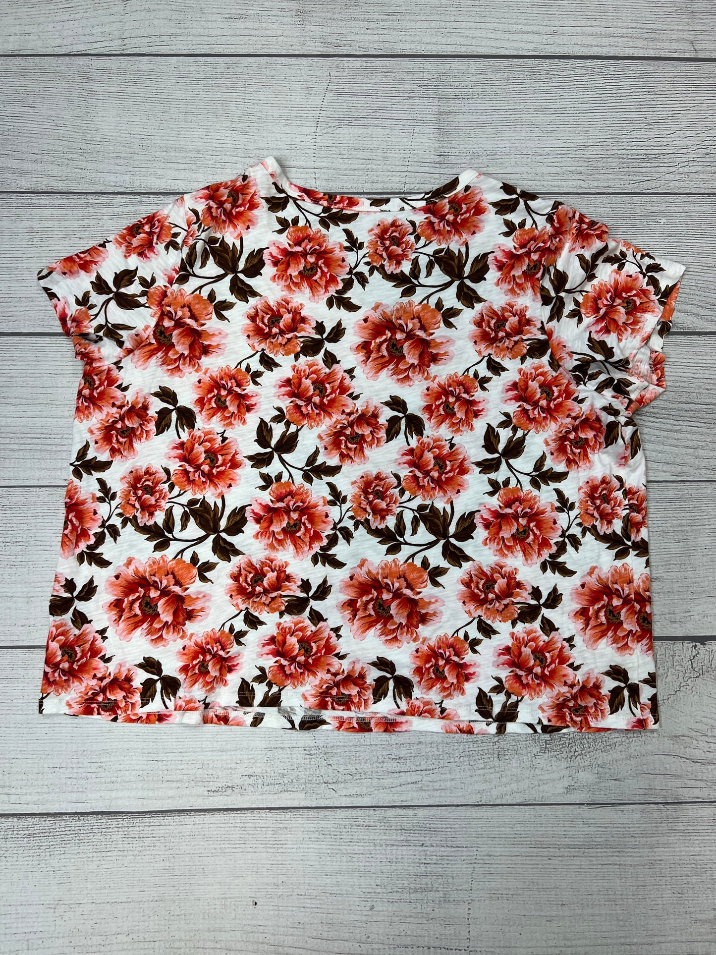 Floral Top Short Sleeve Old Navy, Size Xxl