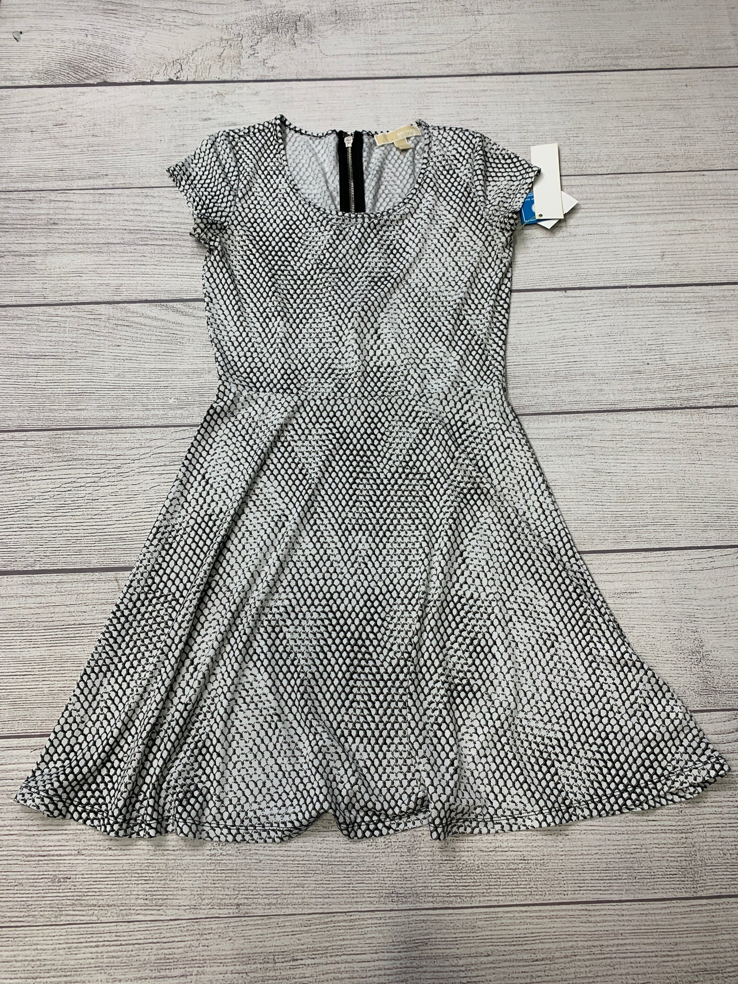 Black White Dress Casual Short Michael Kors, Size Xs