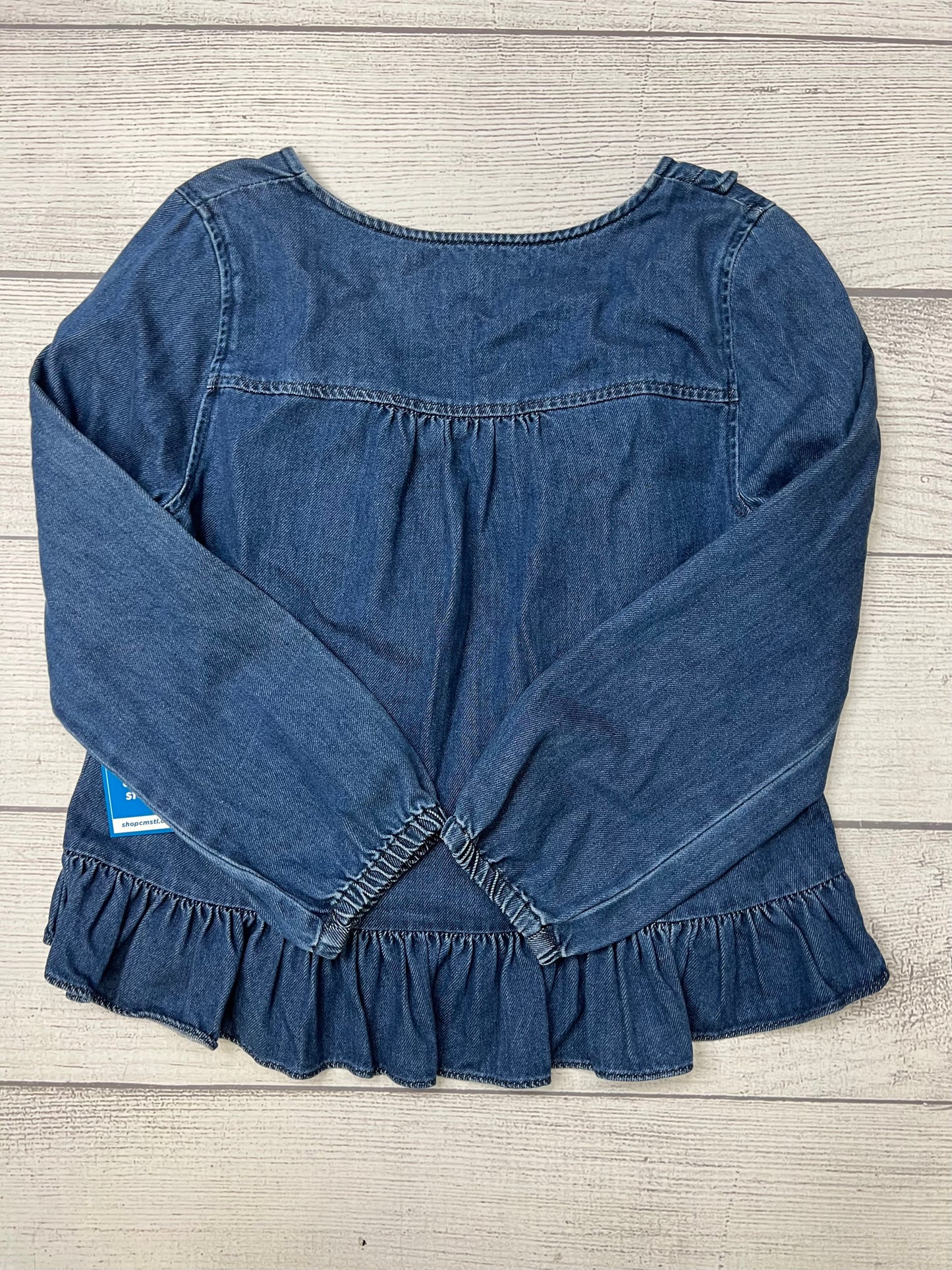 Denim Top Long Sleeve Madewell, Size S