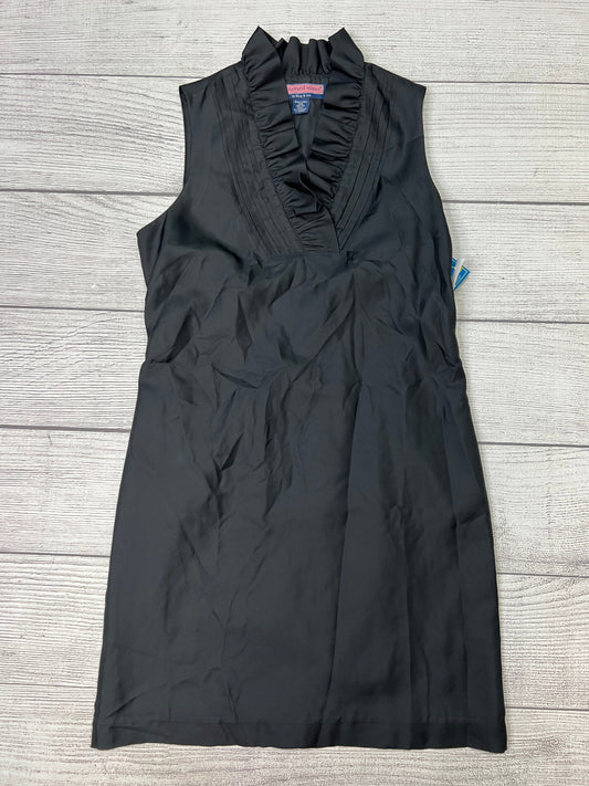 Dress Casual Midi By Vineyard Vines In Black, Size: M