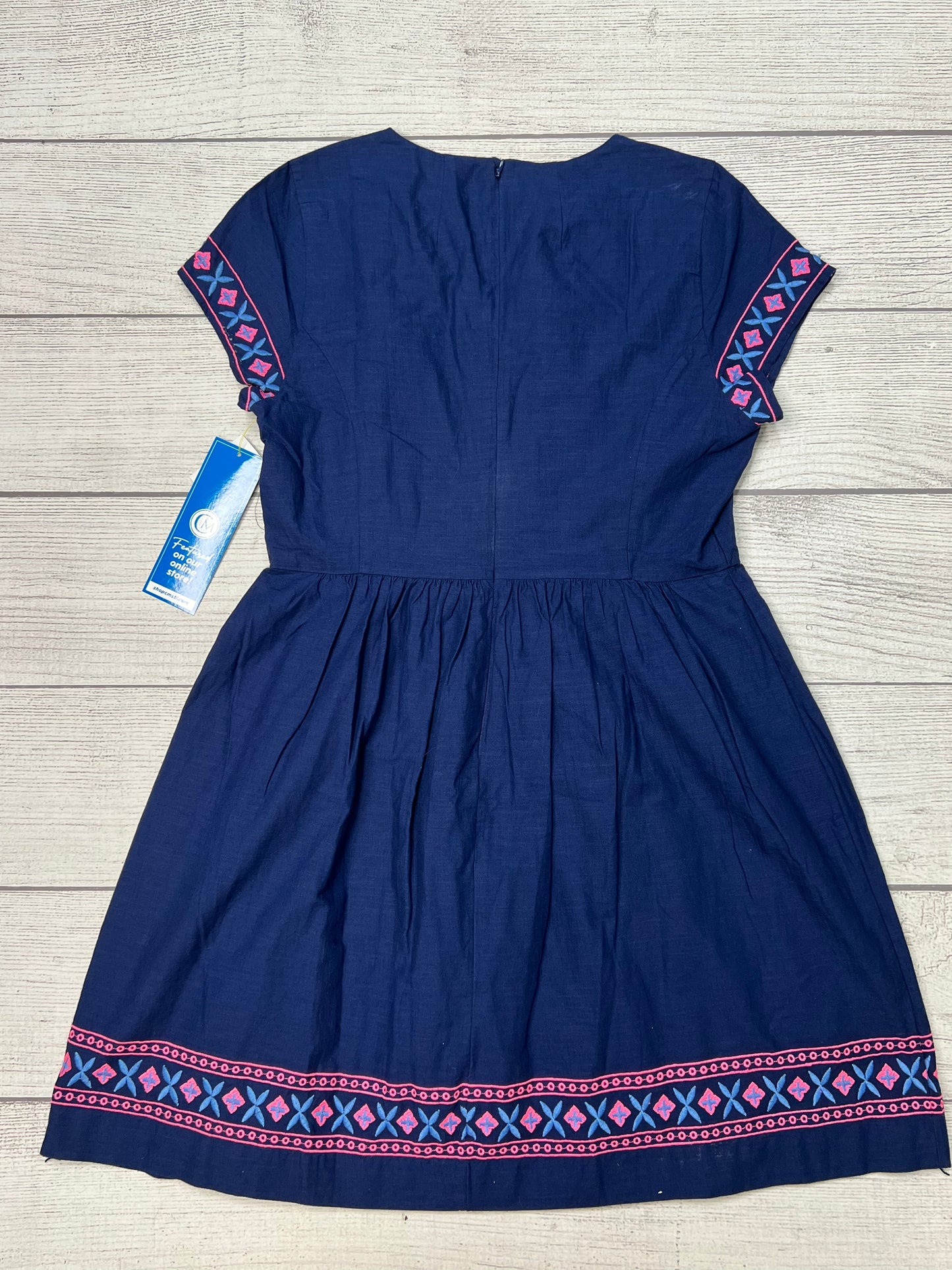 Dress Casual Midi By Vineyard Vines In Navy, Size: 12