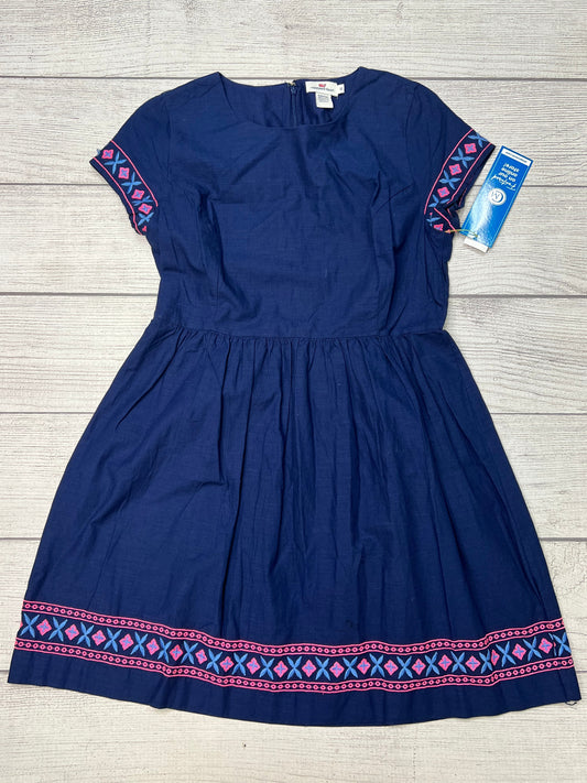 Dress Casual Midi By Vineyard Vines In Navy, Size: 12