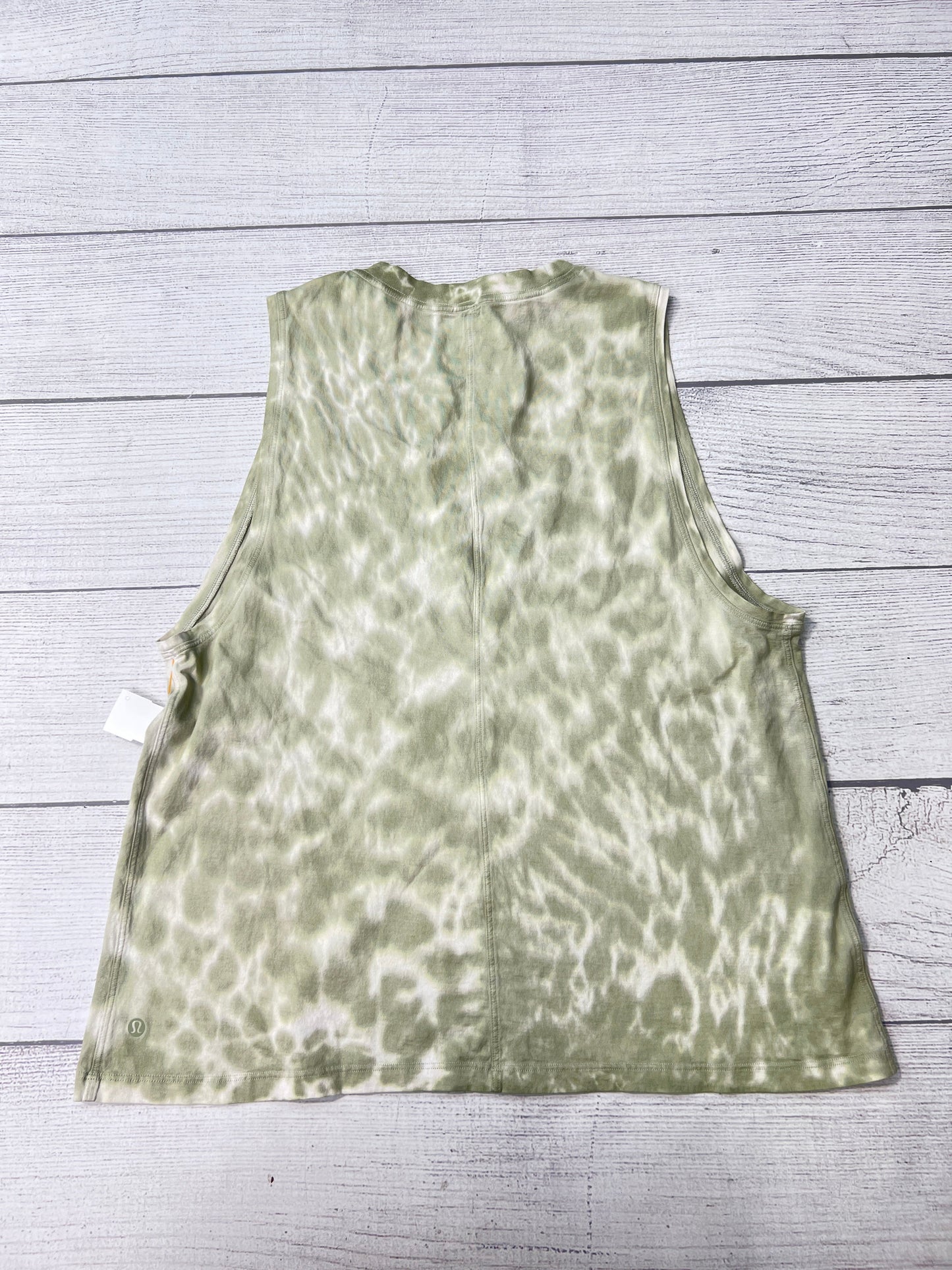 Athletic Tank Top By Lululemon In Green, Size: M