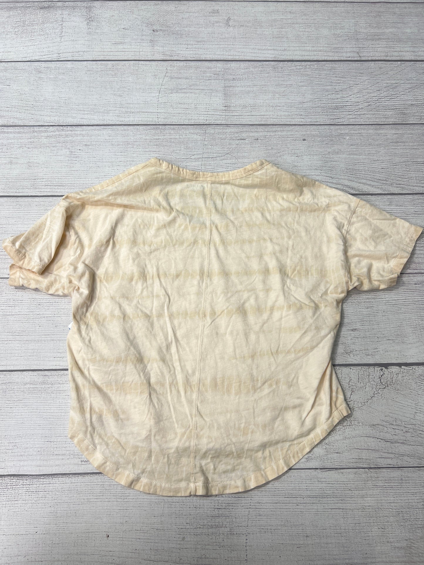 Athletic Top Short Sleeve By Athleta In Tan, Size: Xs