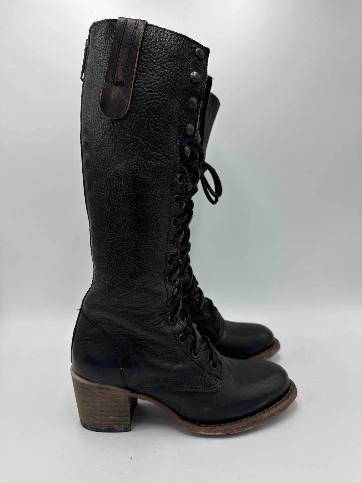 Boots Designer By Freebird In Black, Size: 5