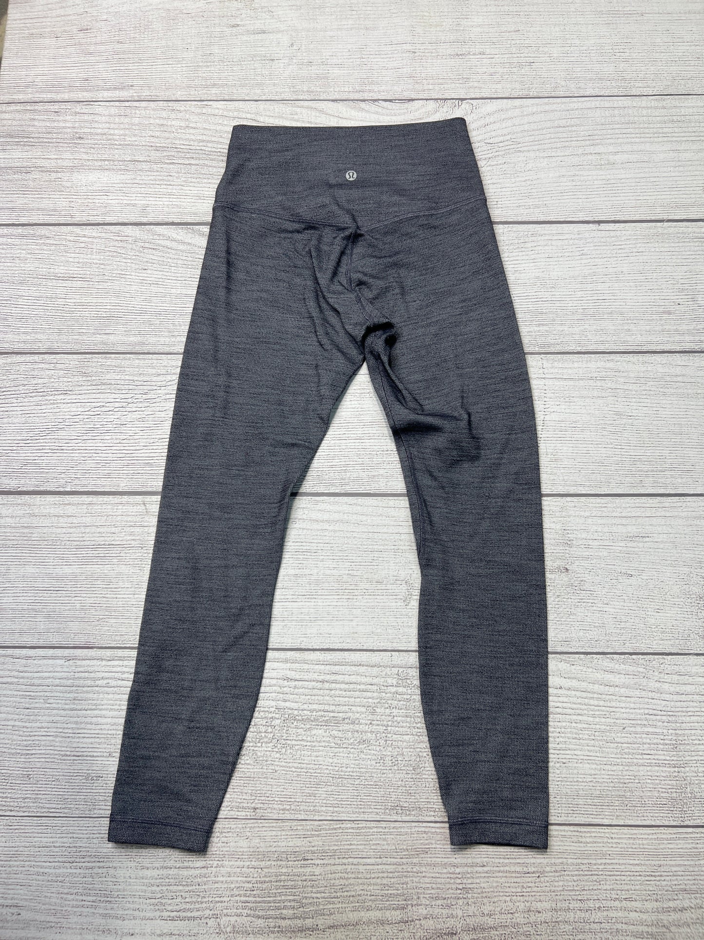 Athletic Leggings By Lululemon In Grey, Size: 6