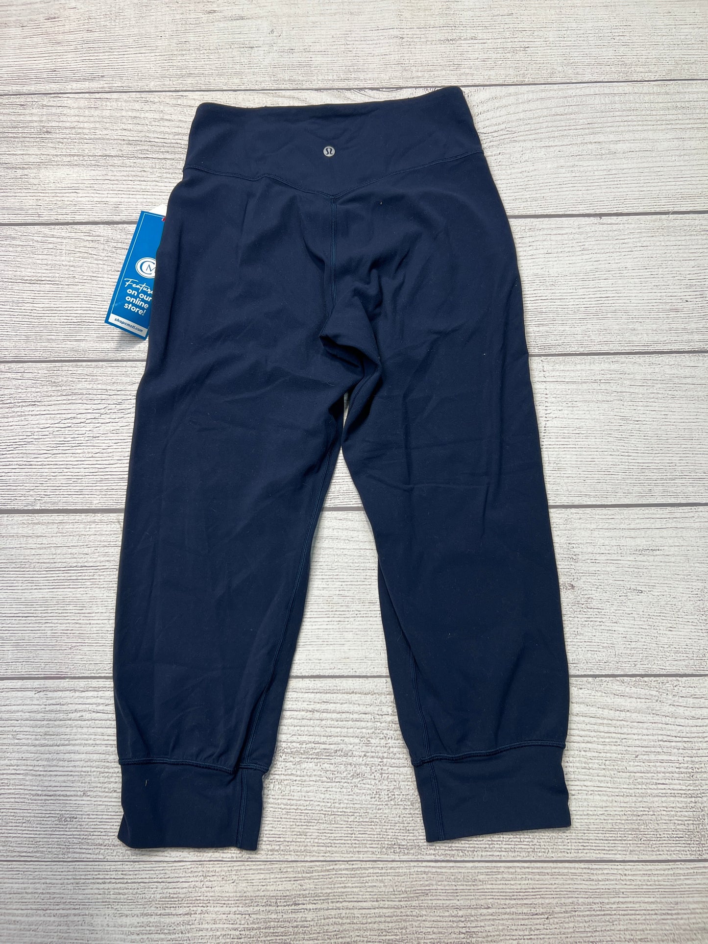 Athletic Pants By Lululemon In Navy, Size: 6