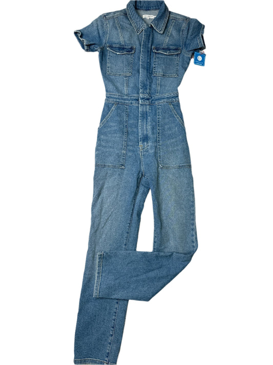 Jumpsuit By Good American In Blue Denim, Size: 0