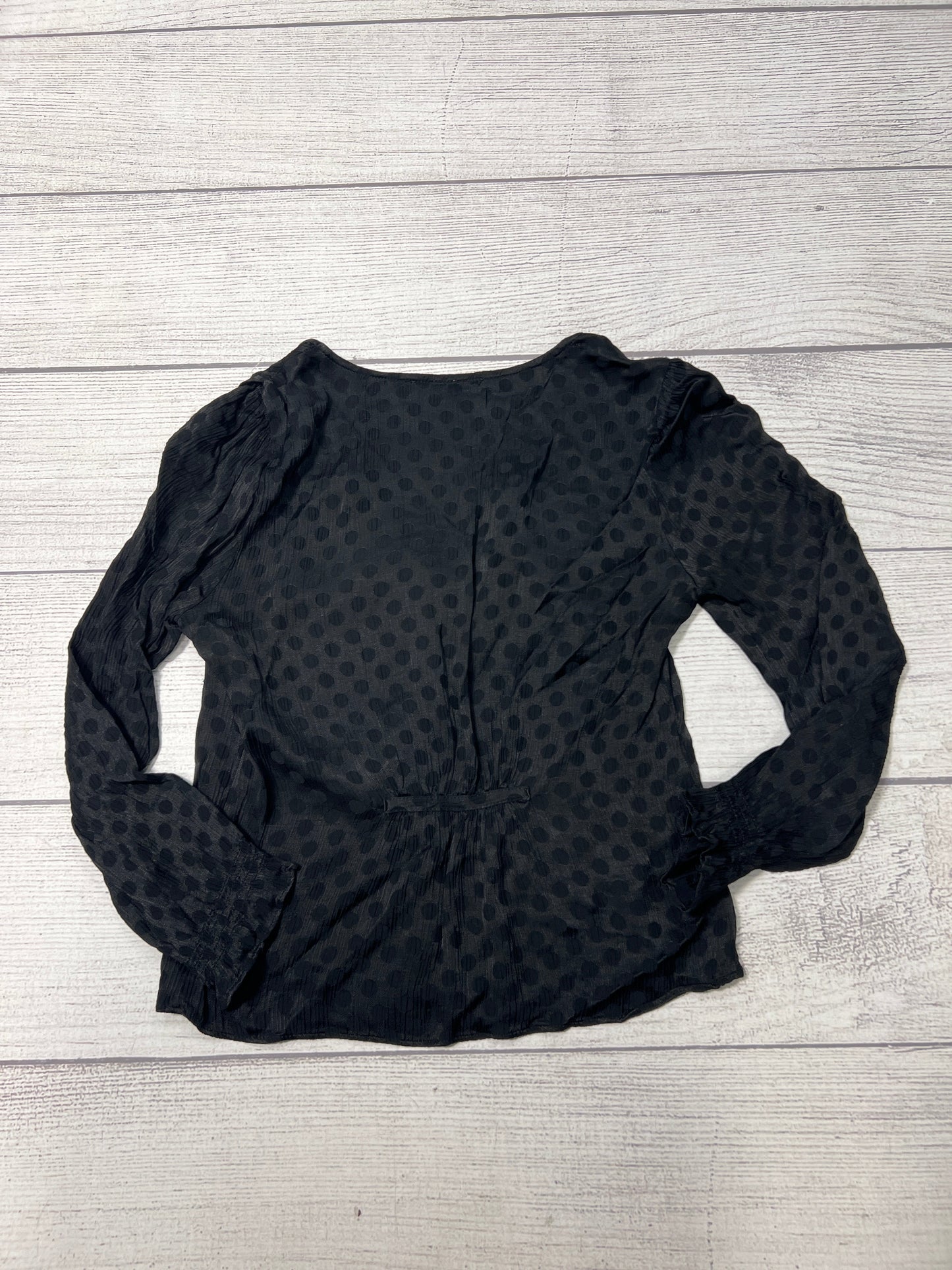 Top Long Sleeve By Madewell In Black, Size: 0