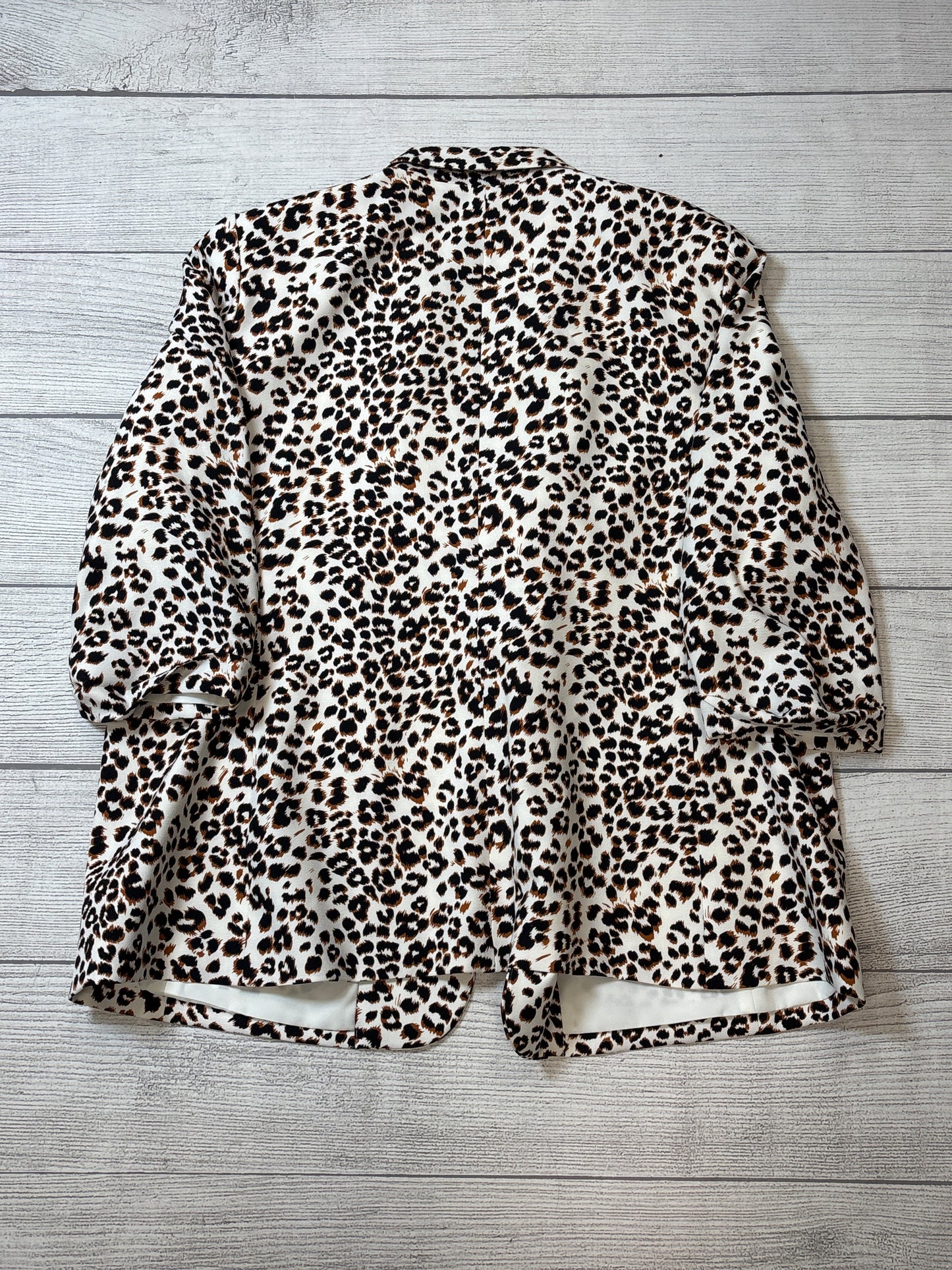 Blazer By Bar Iii In Animal Print, Size: 3x