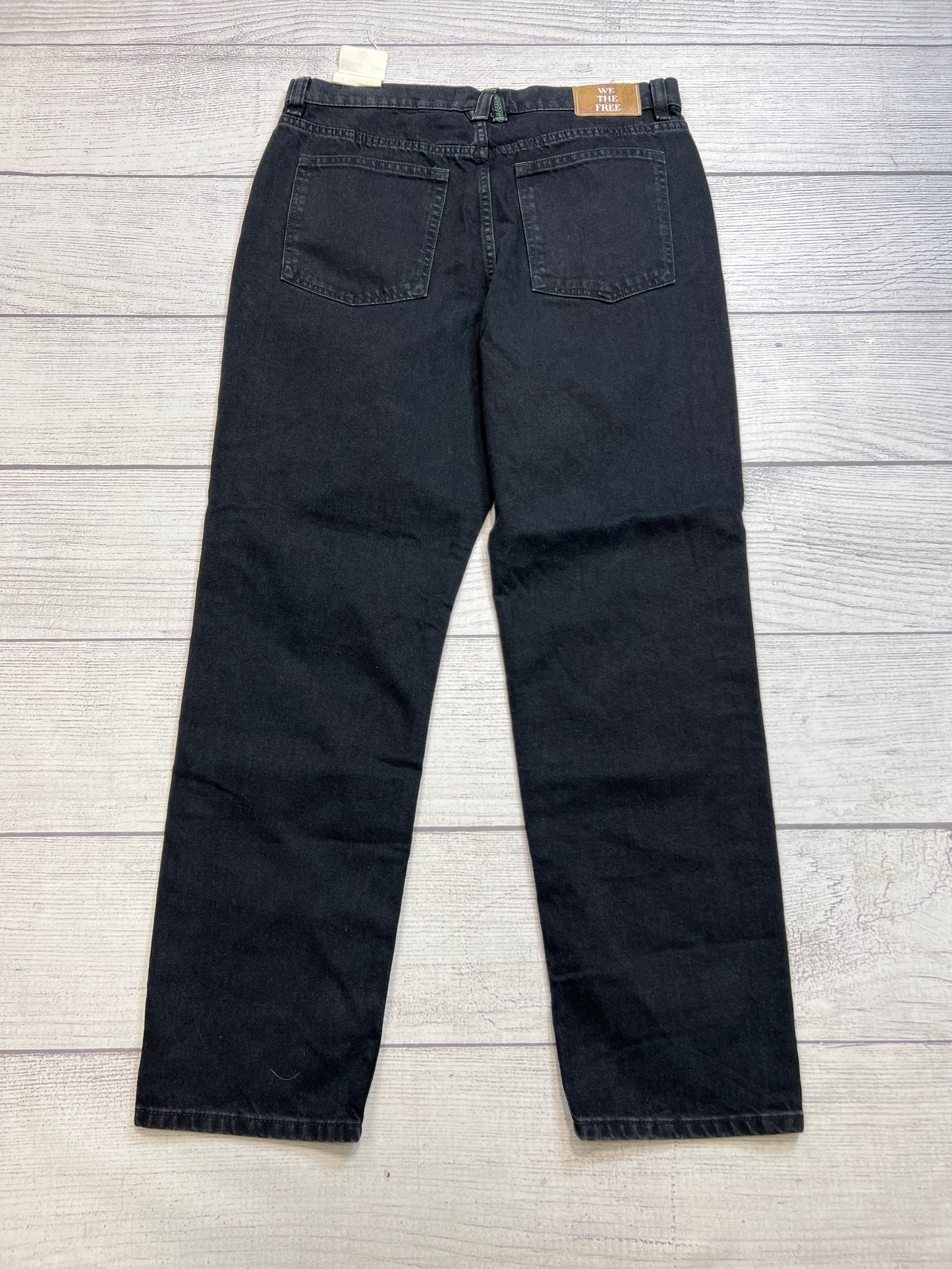 Jeans Straight By We The Free In Black, Size: 10