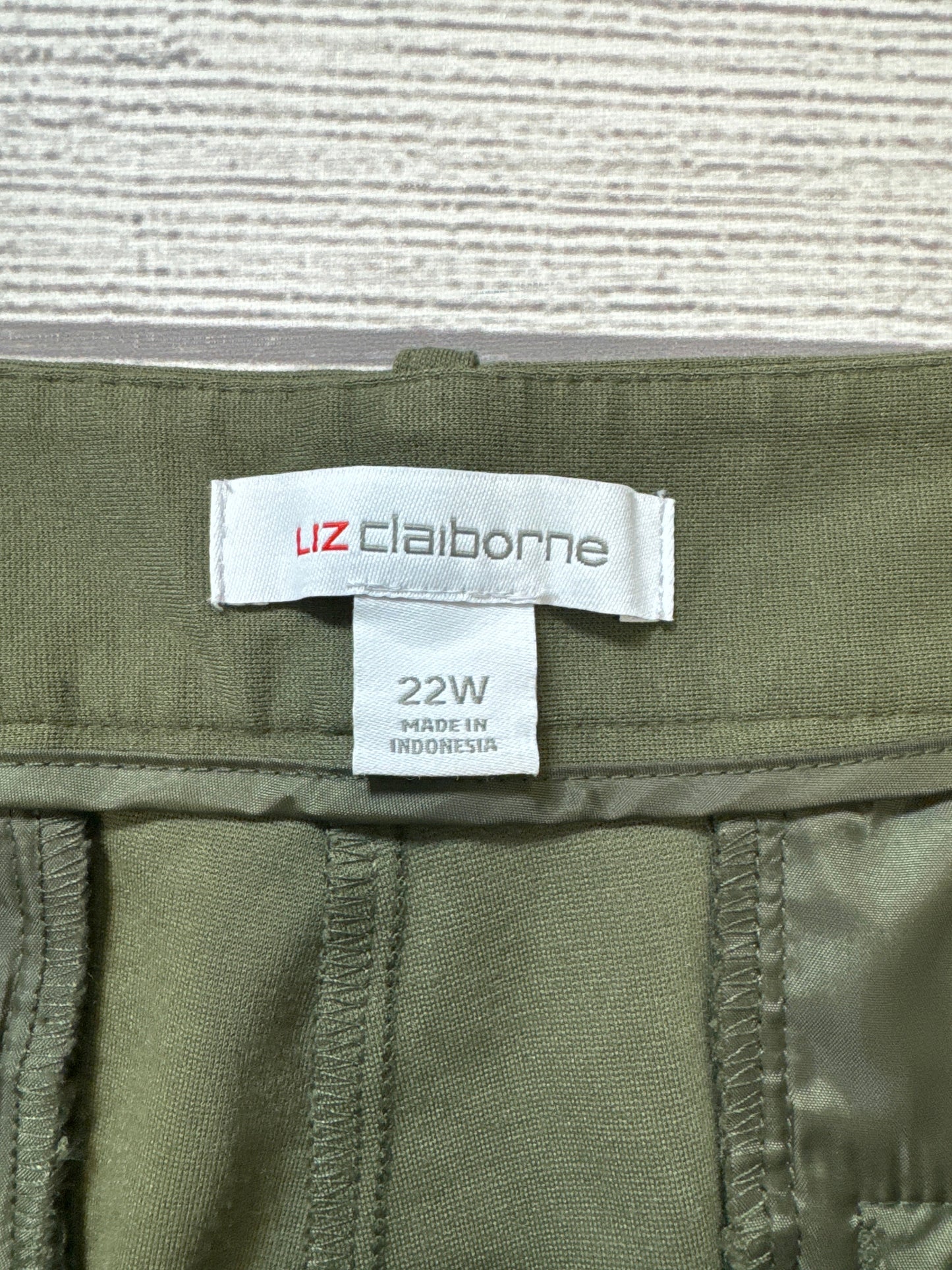 Pants Other By Liz Claiborne In Green, Size: 22