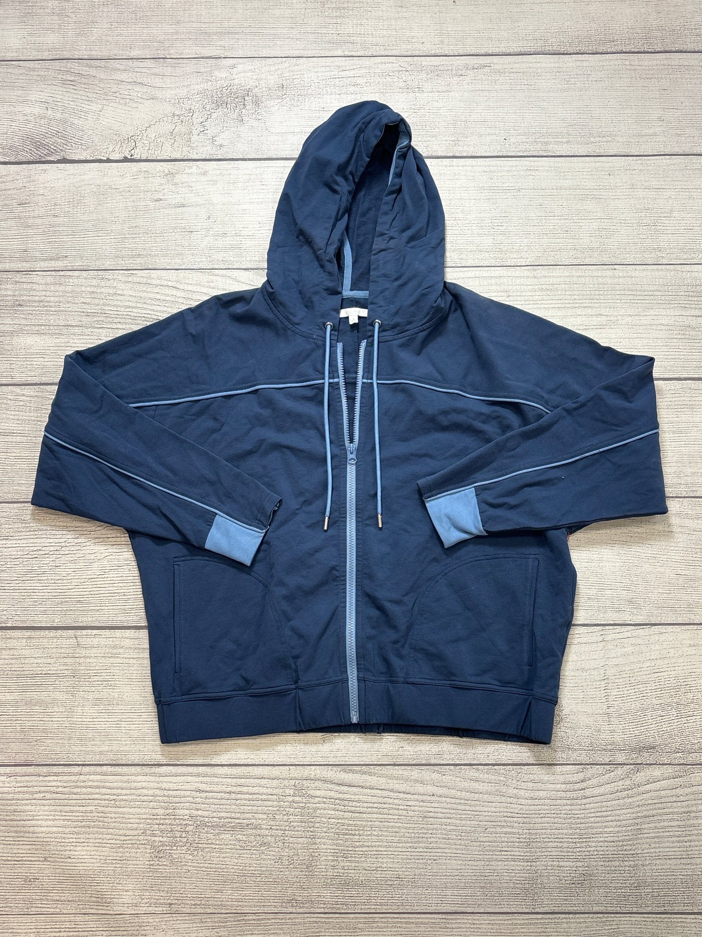 Athletic Jacket By Calme In Blue, Size: M