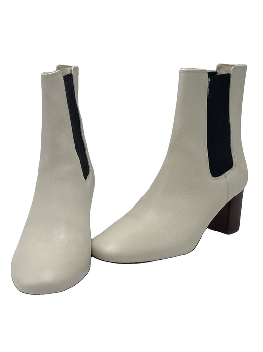 Boots Ankle Heels By J. Crew In White, Size: 7.5