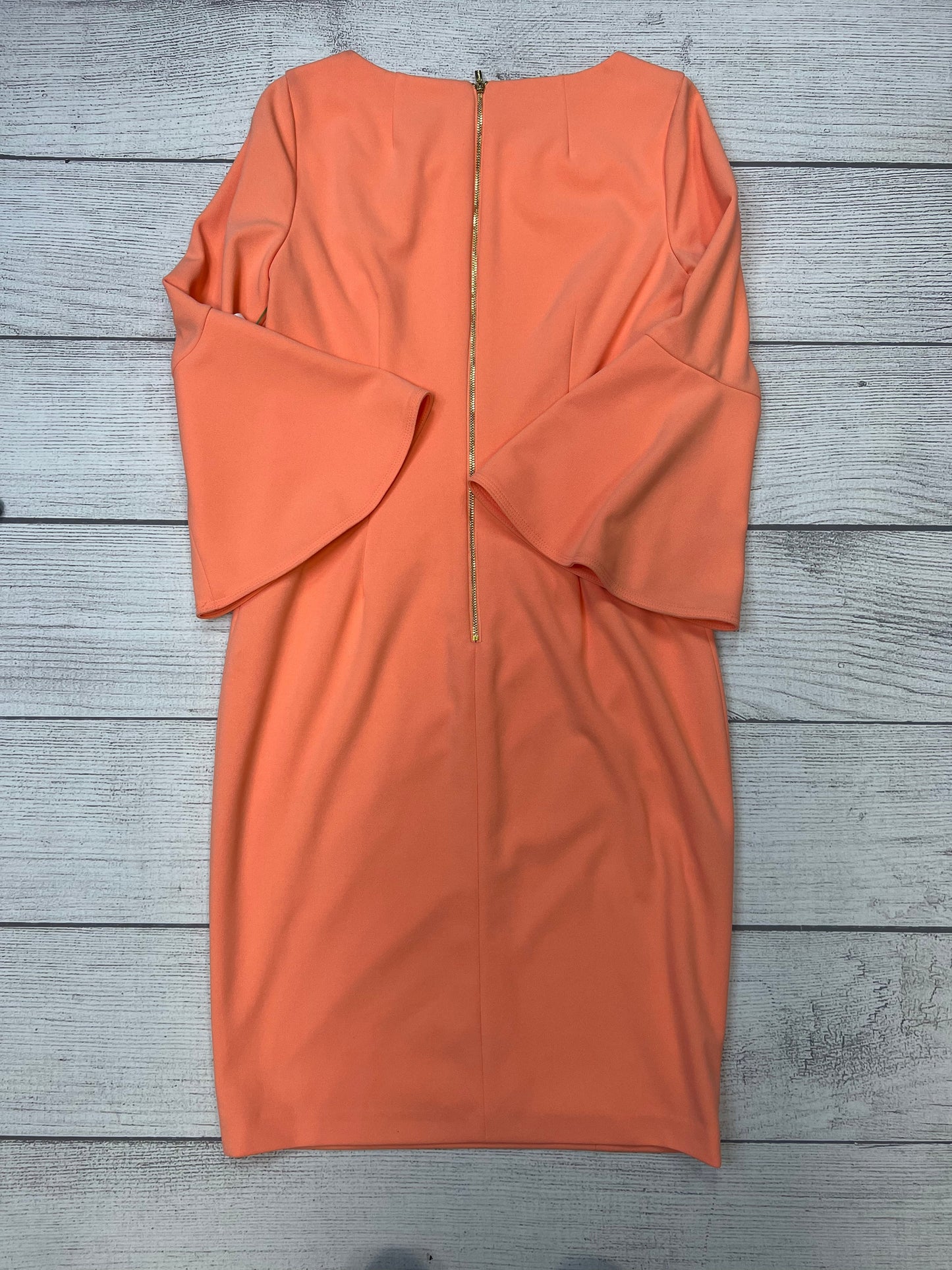 Orange Dress Work Calvin Klein, Size S