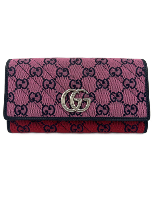 Gucci GG Ltd. Edition Multicolor Continental Designer Wallet