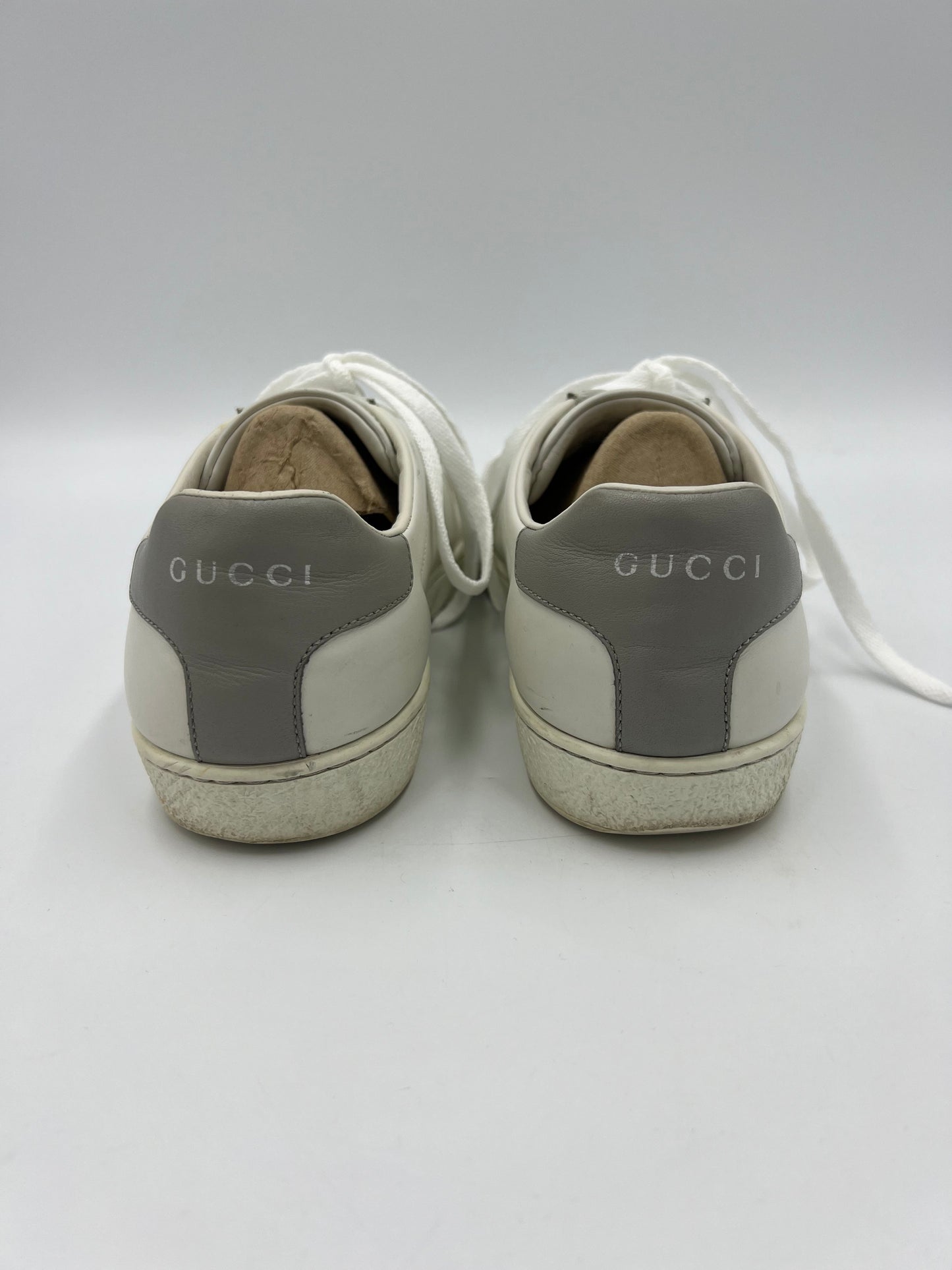 Gucci Designer Interlocking G Ace Sneakers, Size: 7.5